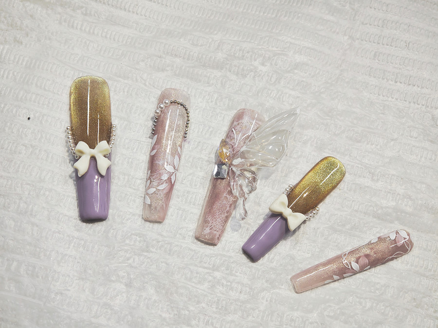 貓眼雕藝美甲，南寧美甲培訓(xùn)新手